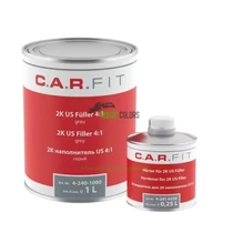 CAR FIT 4-243 2K US Filler , fekete  4:1 1 literes + Filler edző 0,25 literes
