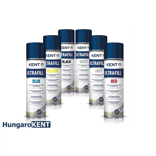 KENT 84077 Ultrafill alapozó és füller spray - sárga 500 ml