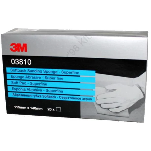 3M 3810 superfine 115x140mm csiszoló szivacs